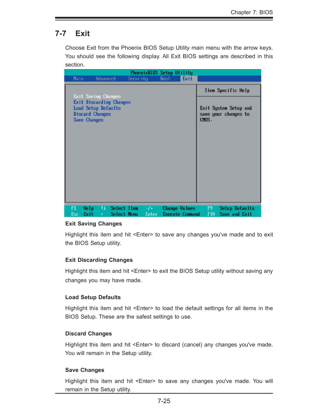 SUPER MICRO Computer 6015W-NTR, 6015W-UR user manual Exit 