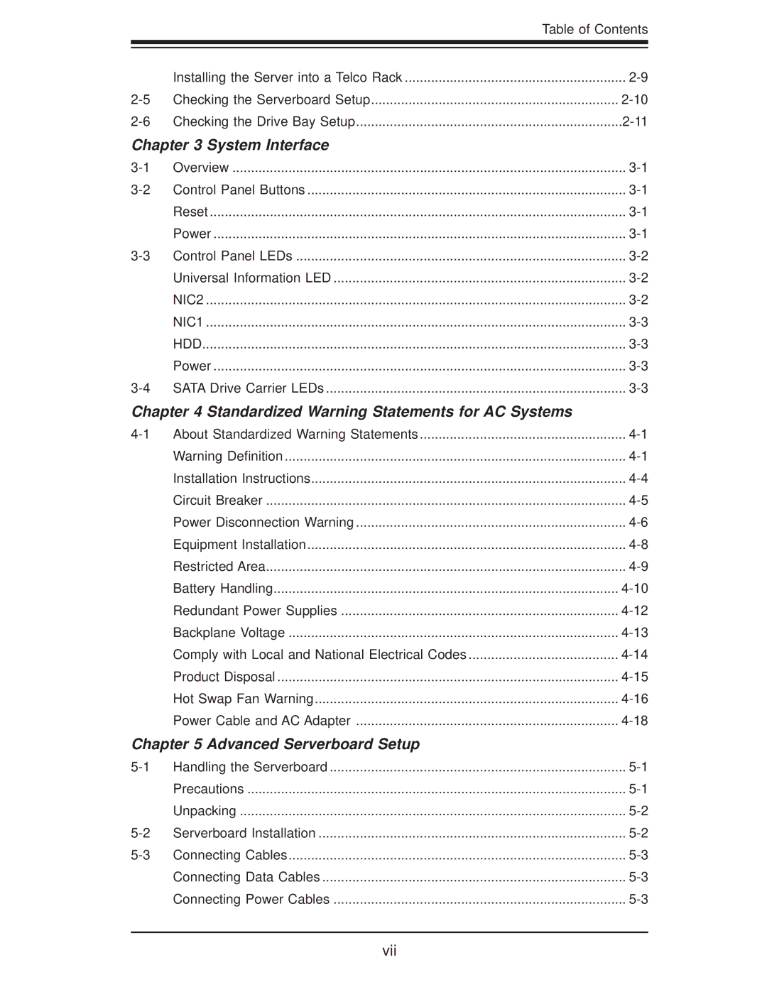 SUPER MICRO Computer 6016XT-TF, 6016GT-TF-TC2, 6016GT-TF-TM2 user manual System Interface 