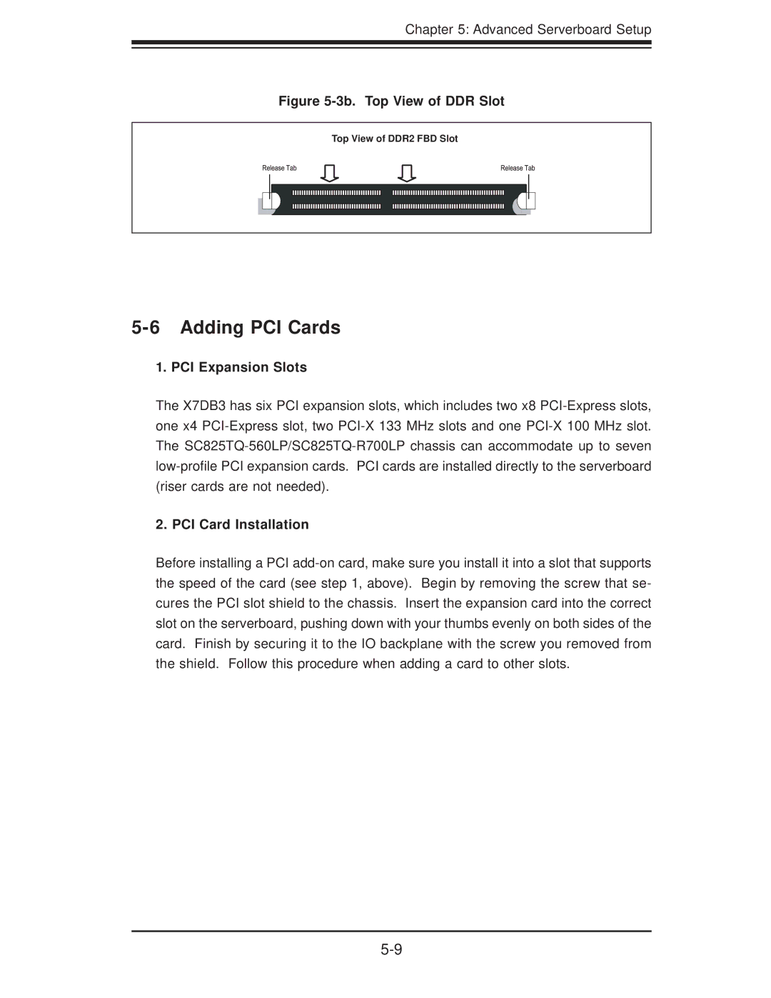 SUPER MICRO Computer 6025B-3R user manual Adding PCI Cards, PCI Expansion Slots, PCI Card Installation 