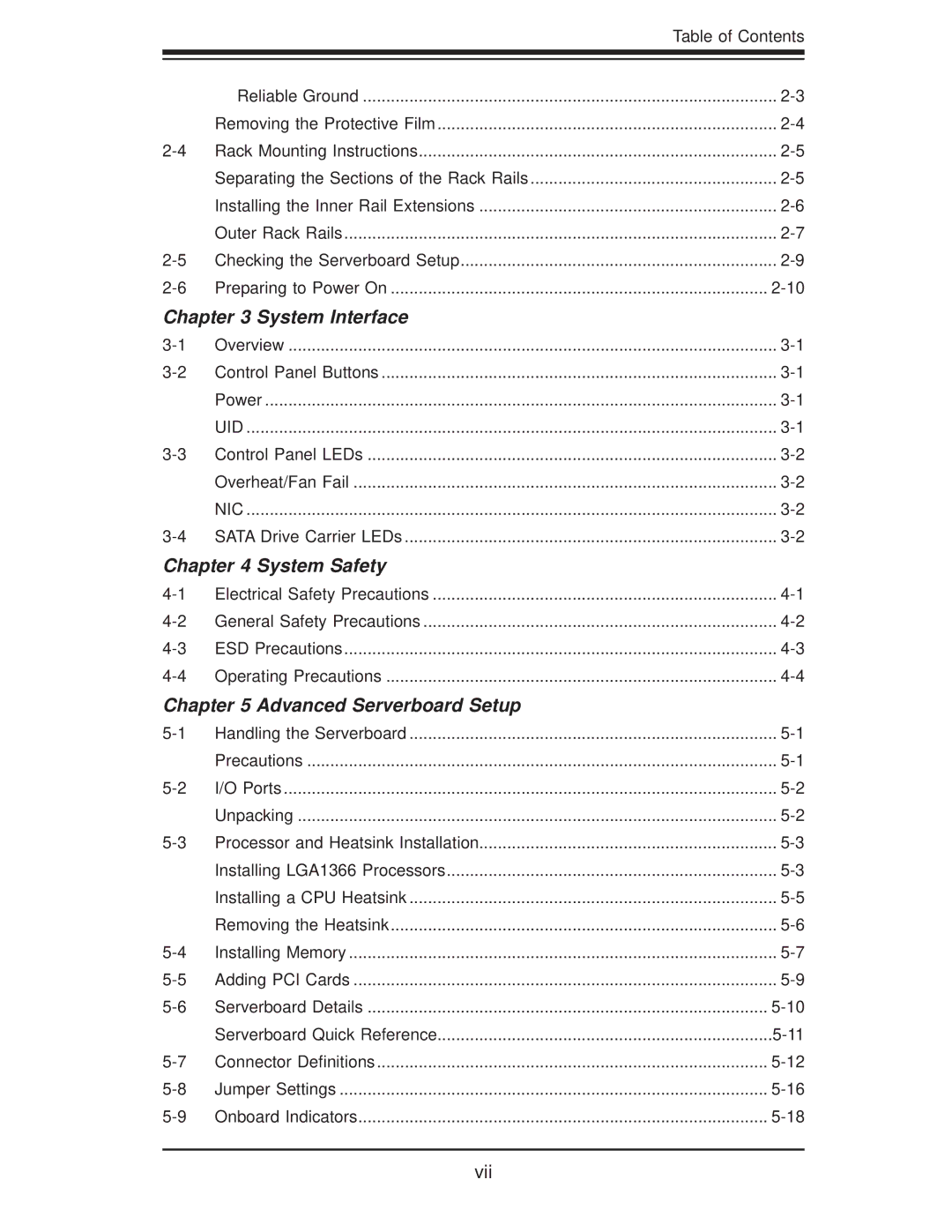 SUPER MICRO Computer 6026TT-GTRF, 6026TT-GIBQRF, 6026TT-GIBXRF user manual System Interface 