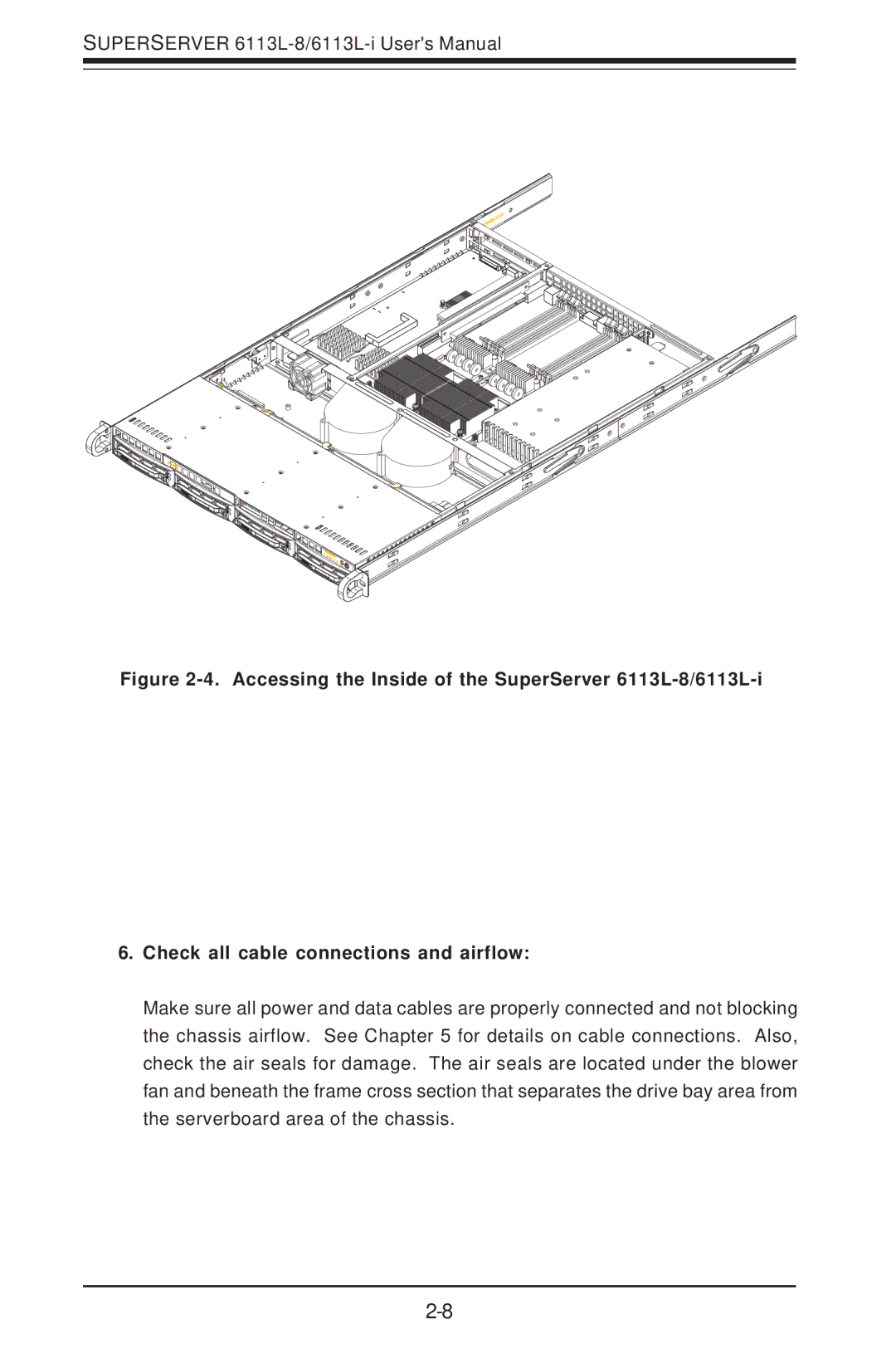 SUPER MICRO Computer 6113L-8, 6113L-i user manual 