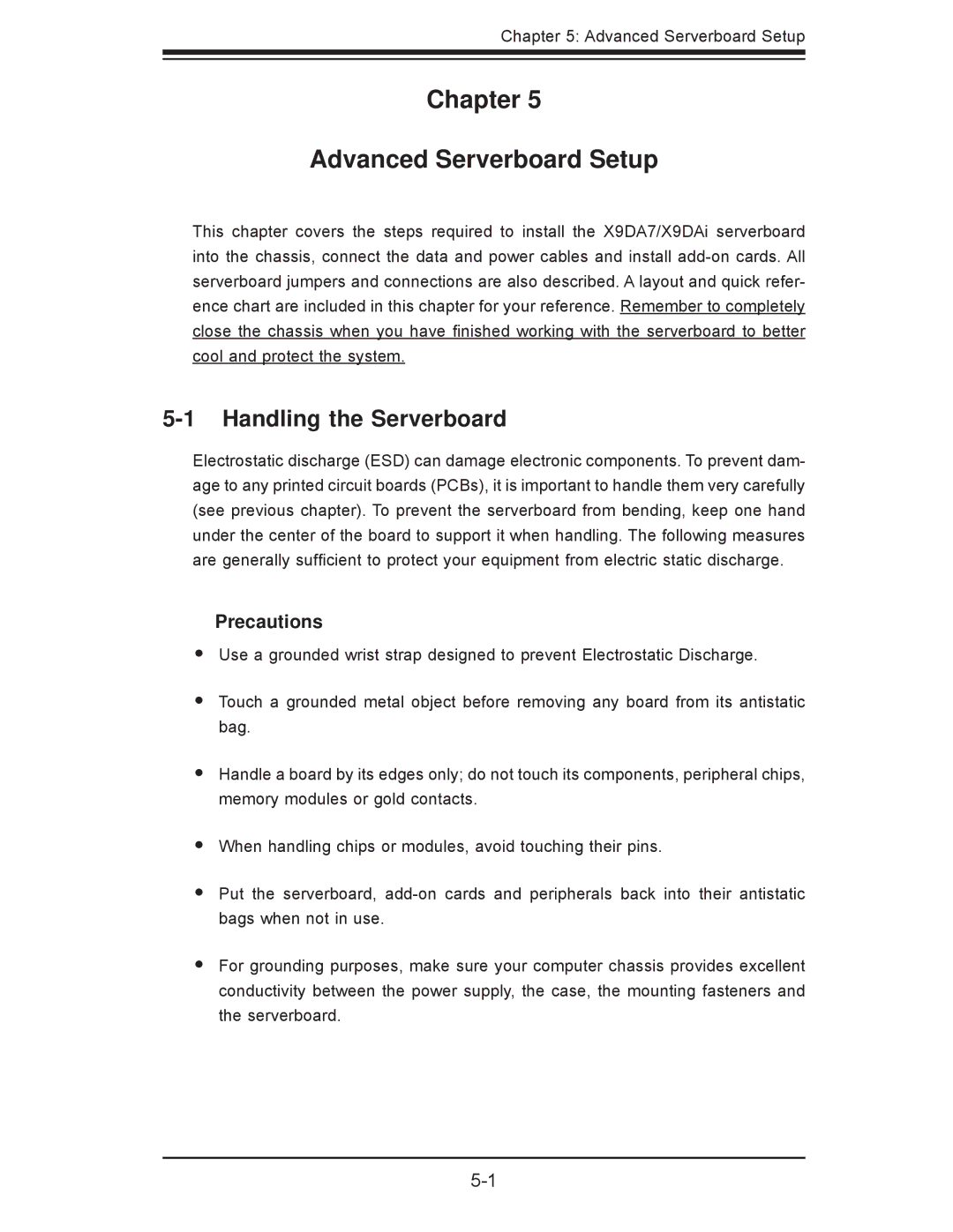 SUPER MICRO Computer 7047A-73, 7047A-T user manual Chapter Advanced Serverboard Setup 