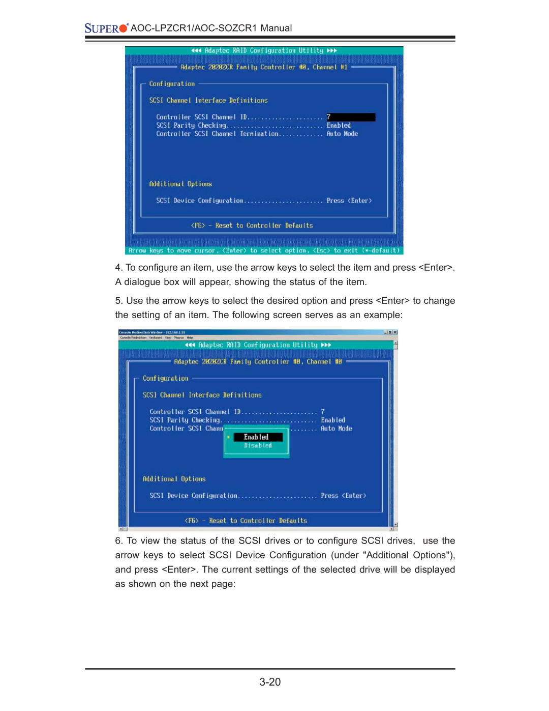 SUPER MICRO Computer AOC-LPZCR1, AOC-SOZCR1 manual 