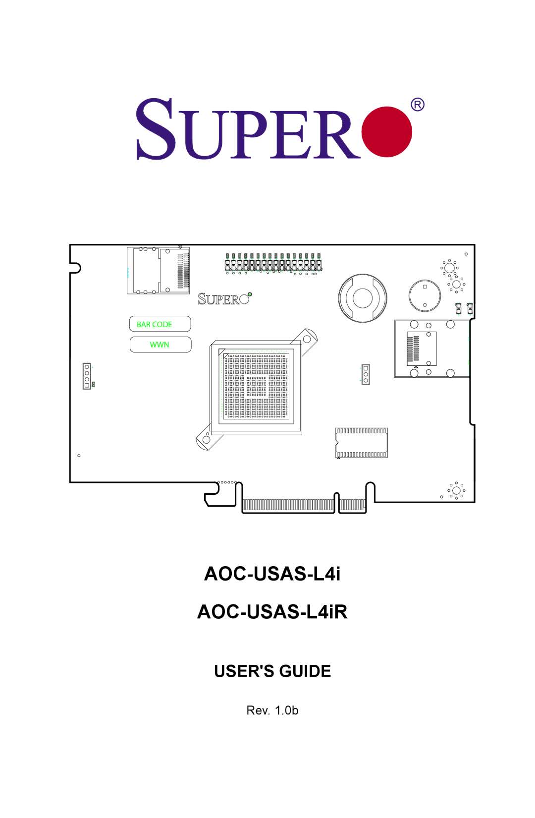 SUPER MICRO Computer manual AOC-USAS-L4i AOC-USAS-L4iR 