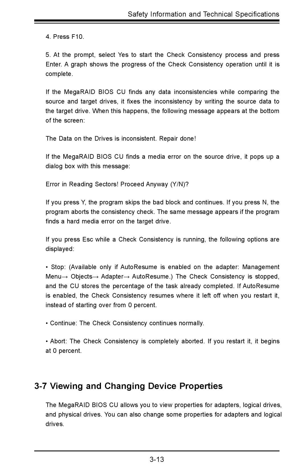 SUPER MICRO Computer AOC-USAS-L4iR manual Viewing and Changing Device Properties 