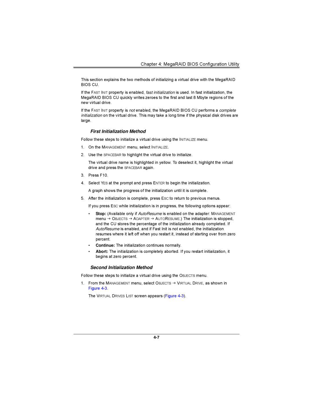 SUPER MICRO Computer AOCS2308LL8E user manual First Initialization Method 