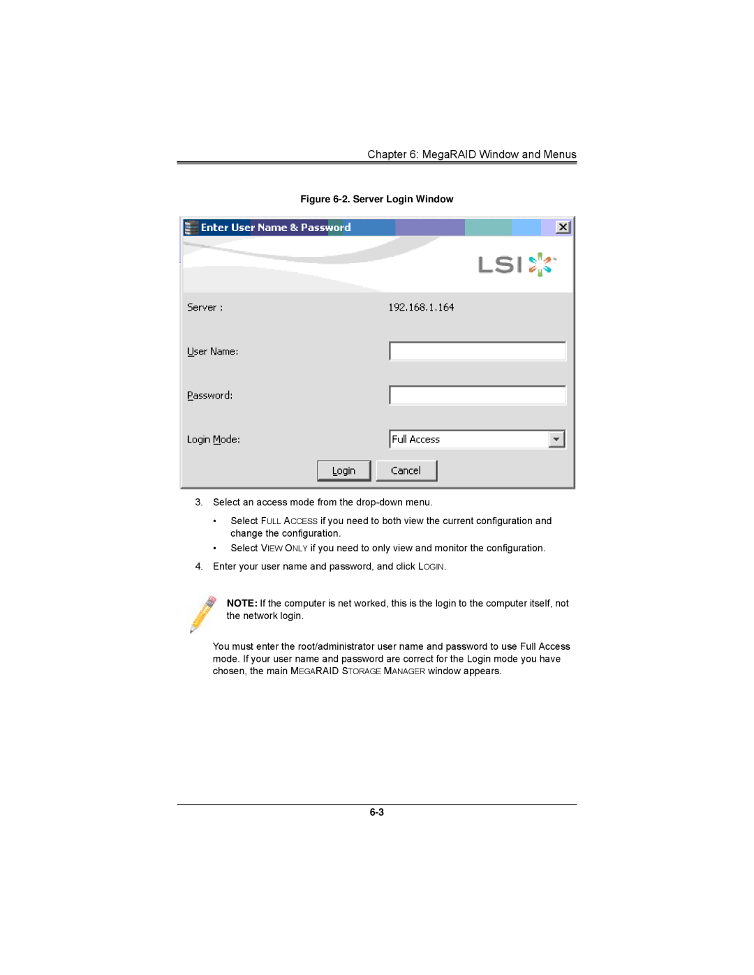 SUPER MICRO Computer AOCS2308LL8E user manual MegaRAID Window and Menus 