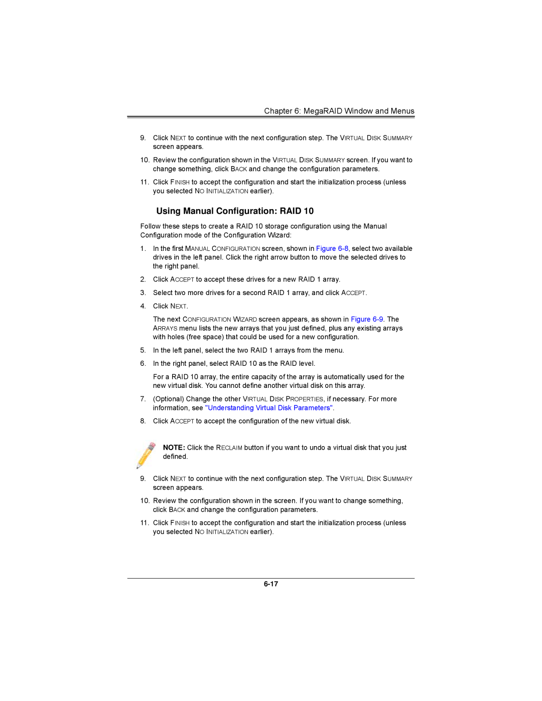 SUPER MICRO Computer AOCS2308LL8E user manual Using Manual Configuration RAID 