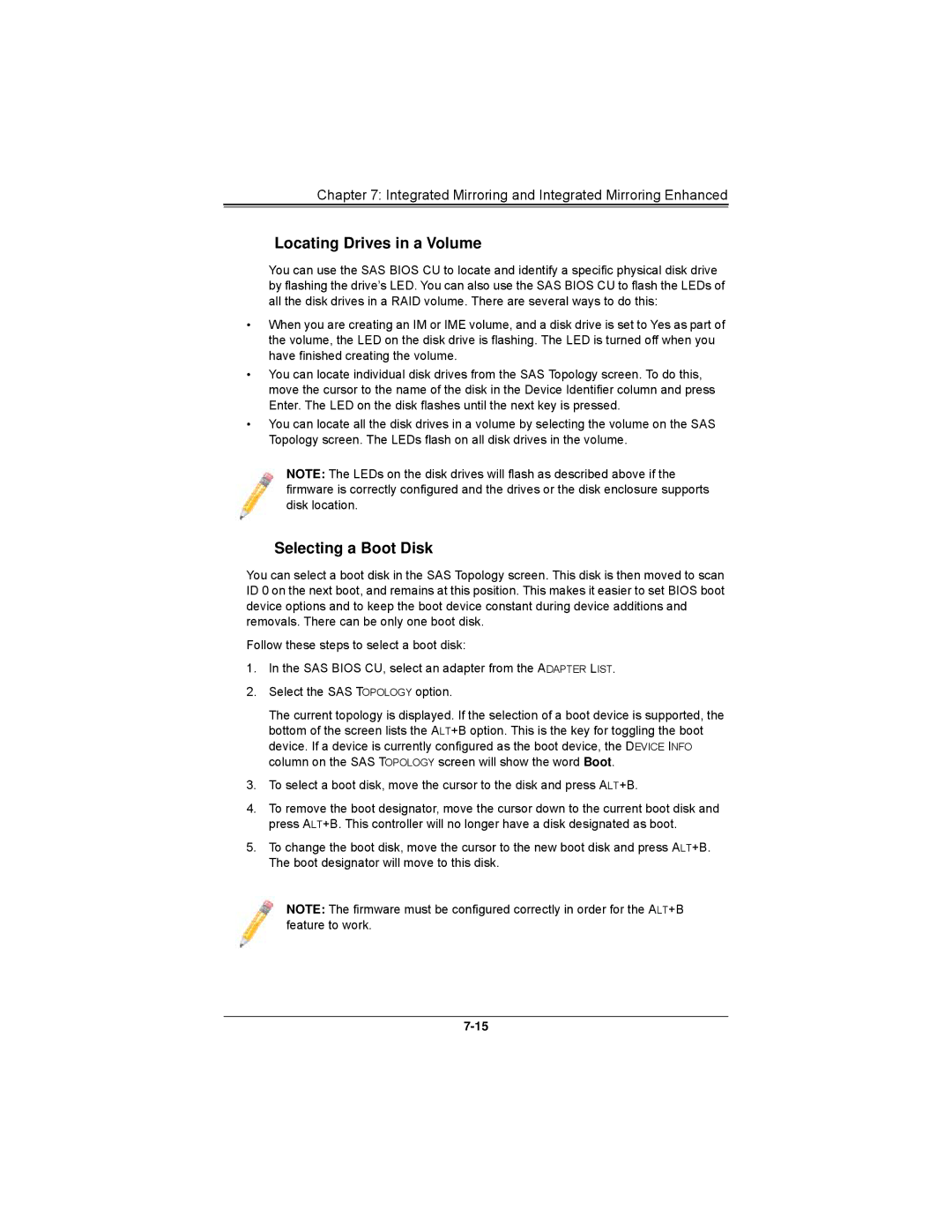 SUPER MICRO Computer AOCS2308LL8E user manual Locating Drives in a Volume, Selecting a Boot Disk 