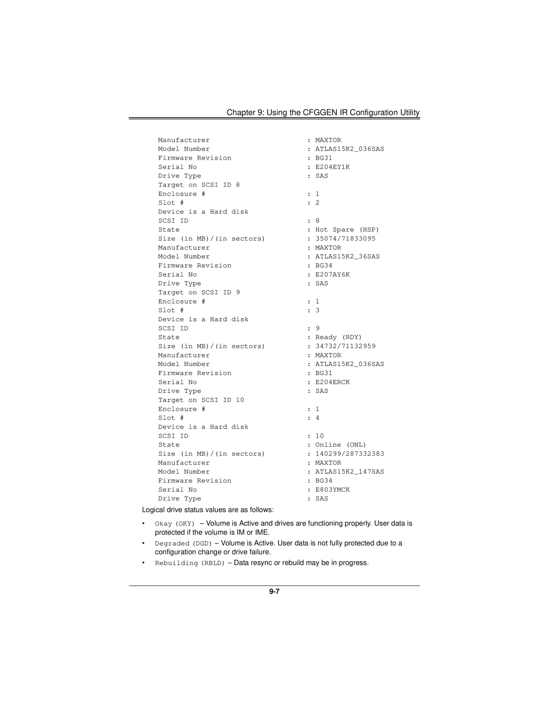 SUPER MICRO Computer AOCS2308LL8E user manual Maxtor 