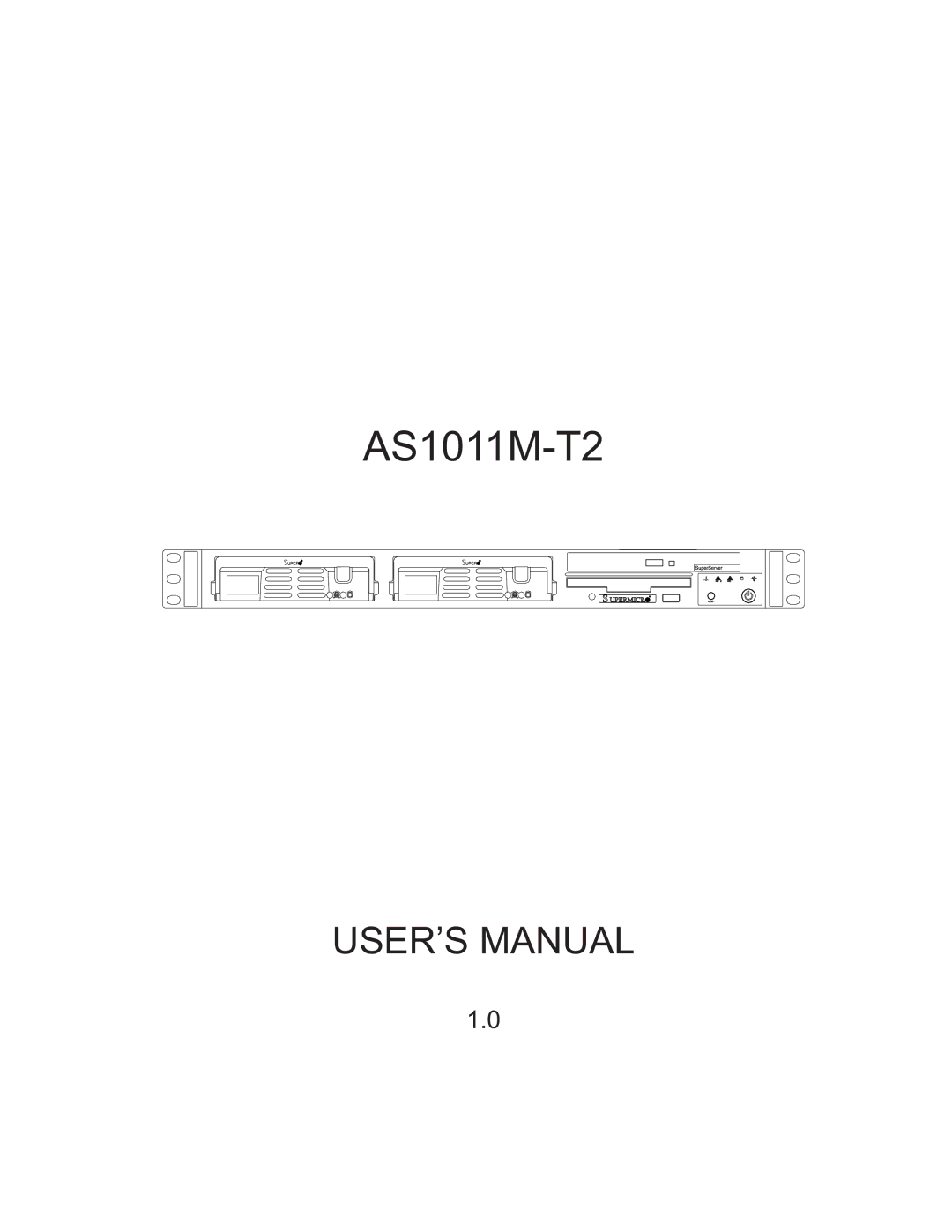 SUPER MICRO Computer AS1011M-T2 user manual 