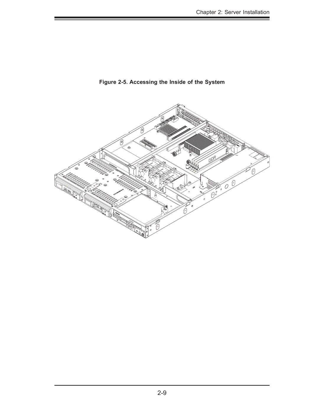 SUPER MICRO Computer AS1011M-T2 user manual Accessing the Inside of the System 