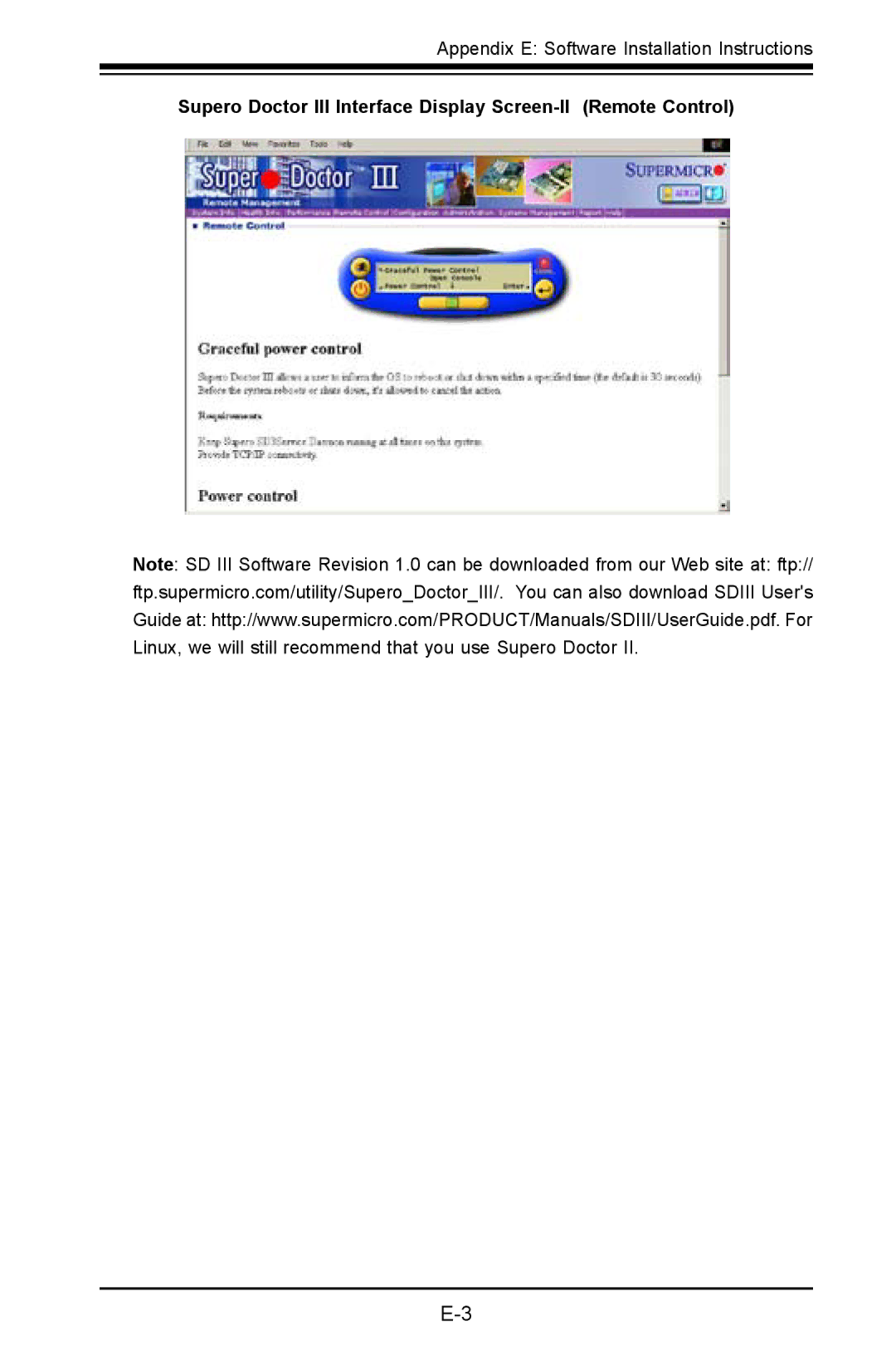 SUPER MICRO Computer C2SBE, C2SBA+II user manual Supero Doctor III Interface Display Screen-II Remote Control 