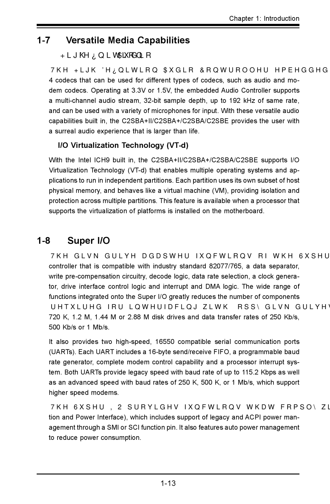 SUPER MICRO Computer C2SBA+II, C2SBE user manual Versatile Media Capabilities, Super I/O, High Definition Audio 