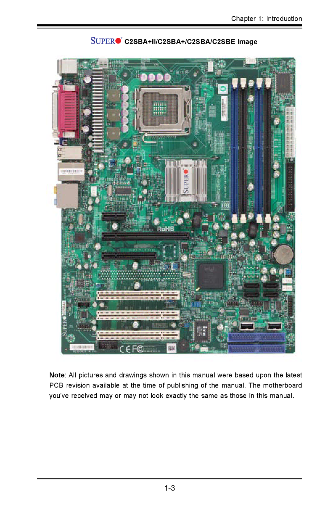 SUPER MICRO Computer user manual C2SBA+II/C2SBA+/C2SBA/C2SBE Image 