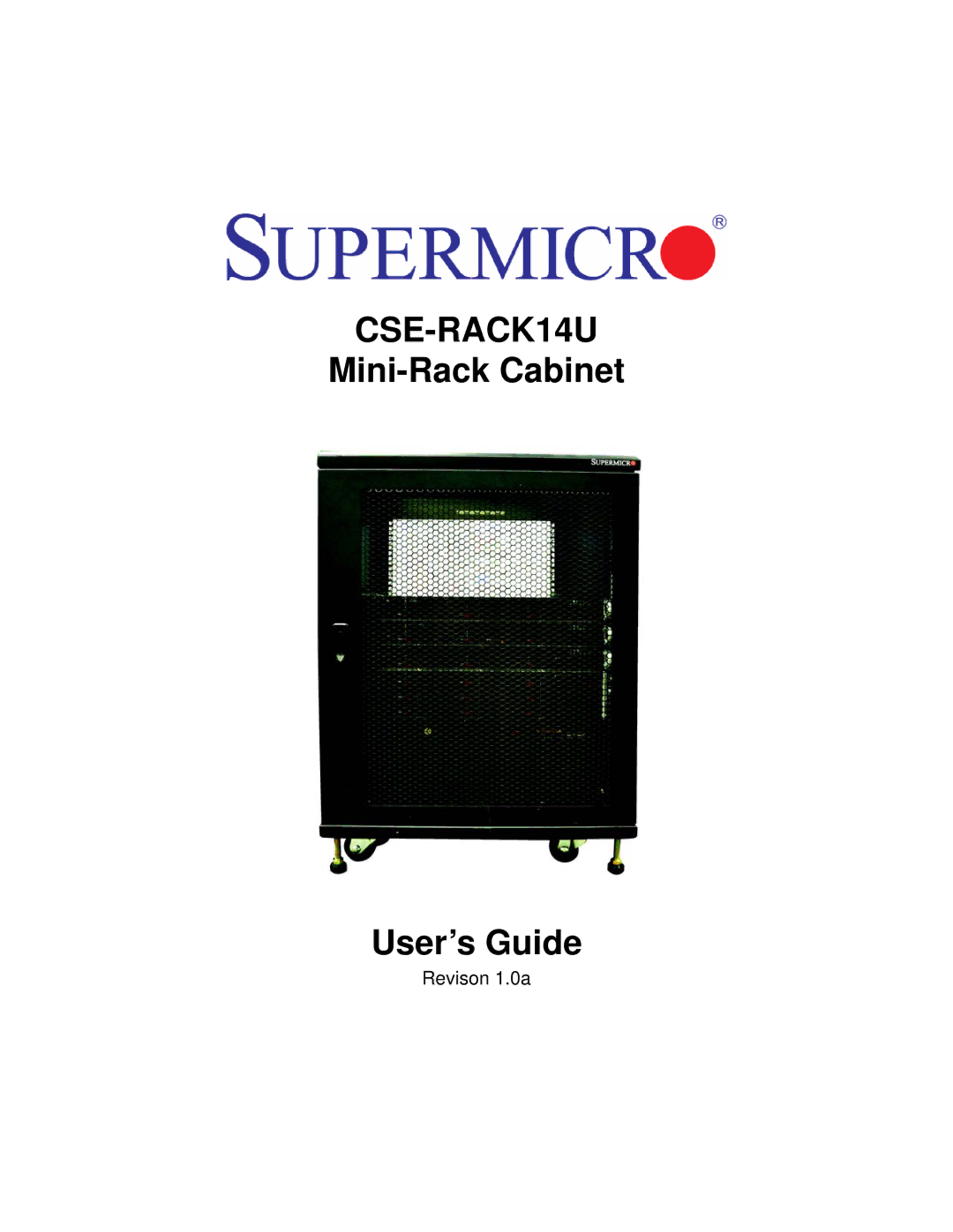 SUPER MICRO Computer CSE-RACK14U manual 