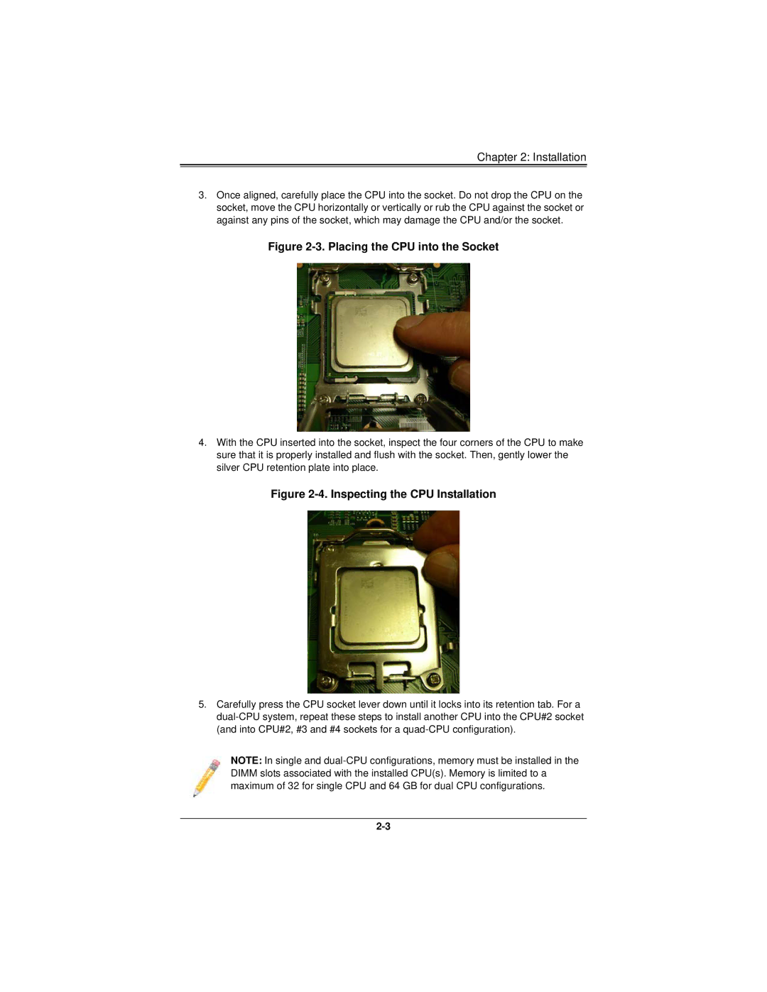 SUPER MICRO Computer H8DMT user manual Placing the CPU into the Socket 