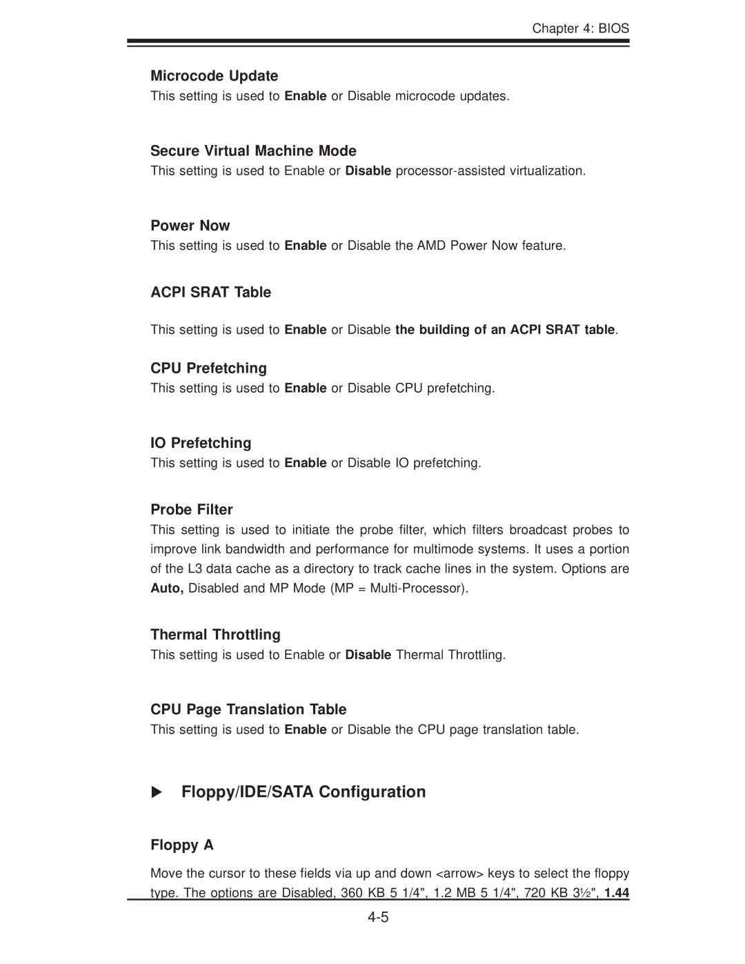 SUPER MICRO Computer H8QM3-2 user manual Floppy/IDE/SATA Conﬁguration 