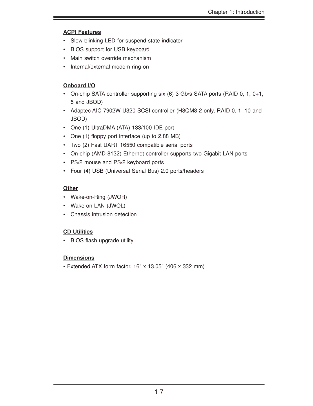 SUPER MICRO Computer H8QM8-2, H8QME-2 user manual Other 