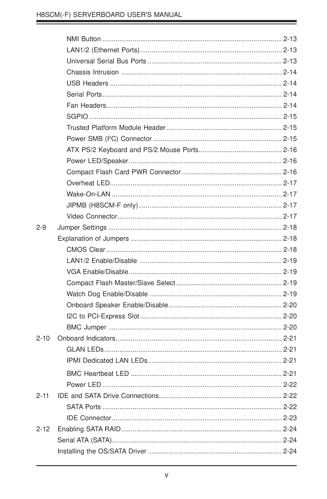 SUPER MICRO Computer H8SCM-F user manual Sgpio 