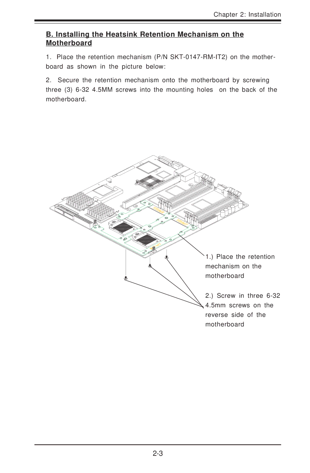 SUPER MICRO Computer I2DMR-8G2 user manual Installation 