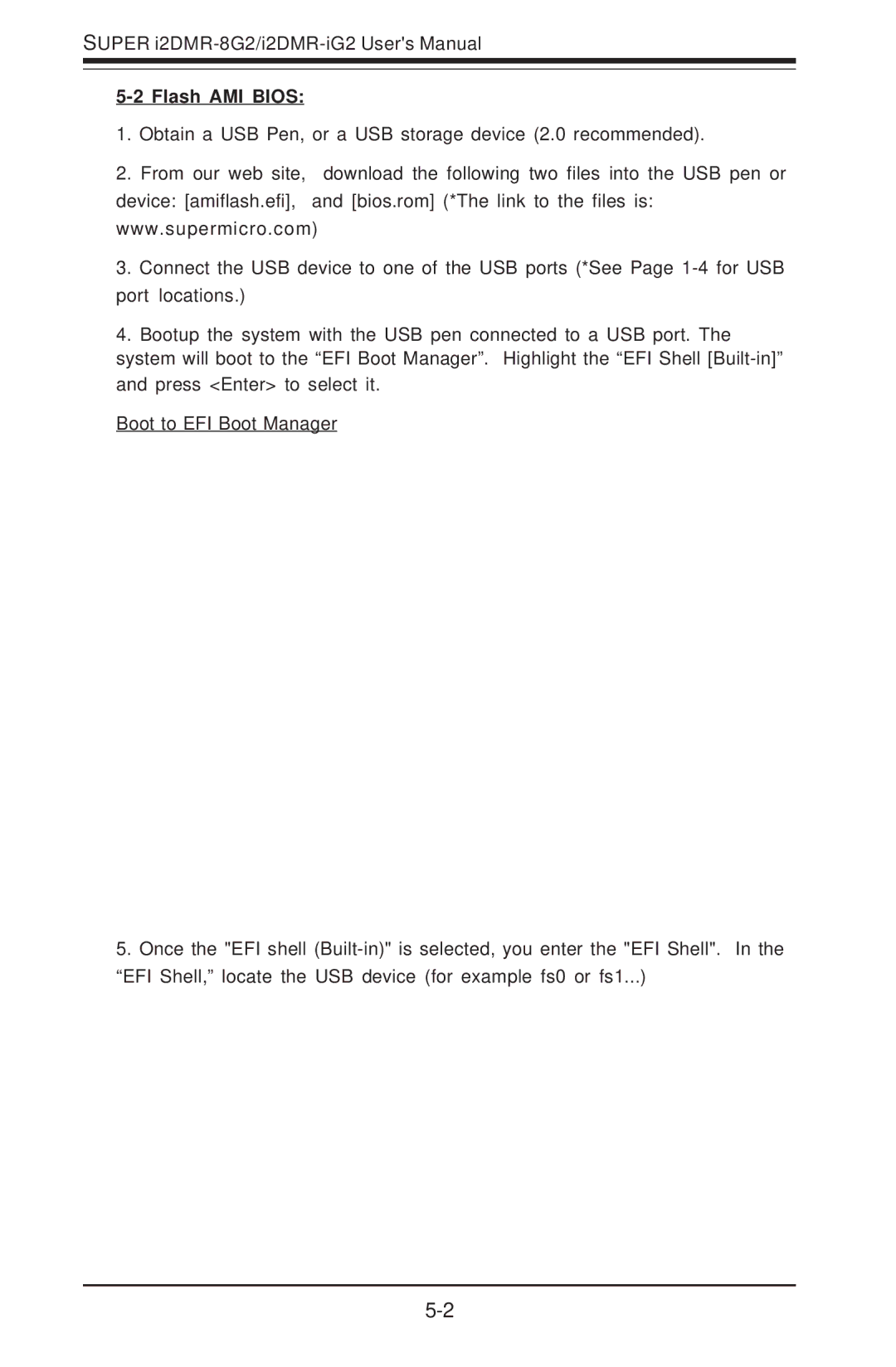 SUPER MICRO Computer I2DMR-8G2 user manual Flash AMI Bios 