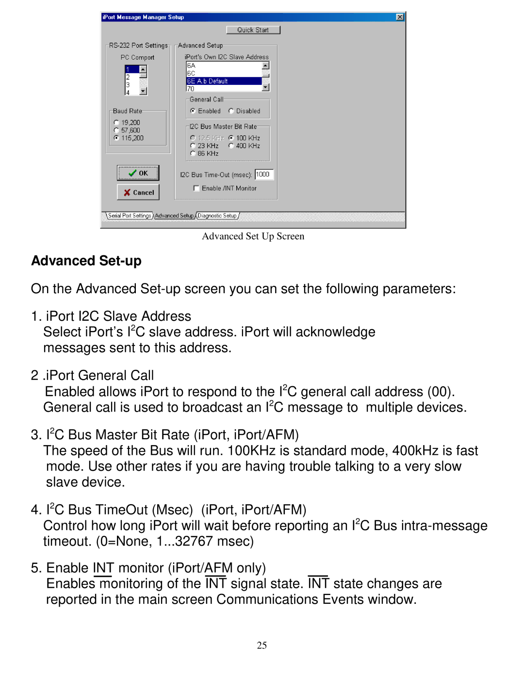 SUPER MICRO Computer MIIC-203 manual Advanced Set-up 