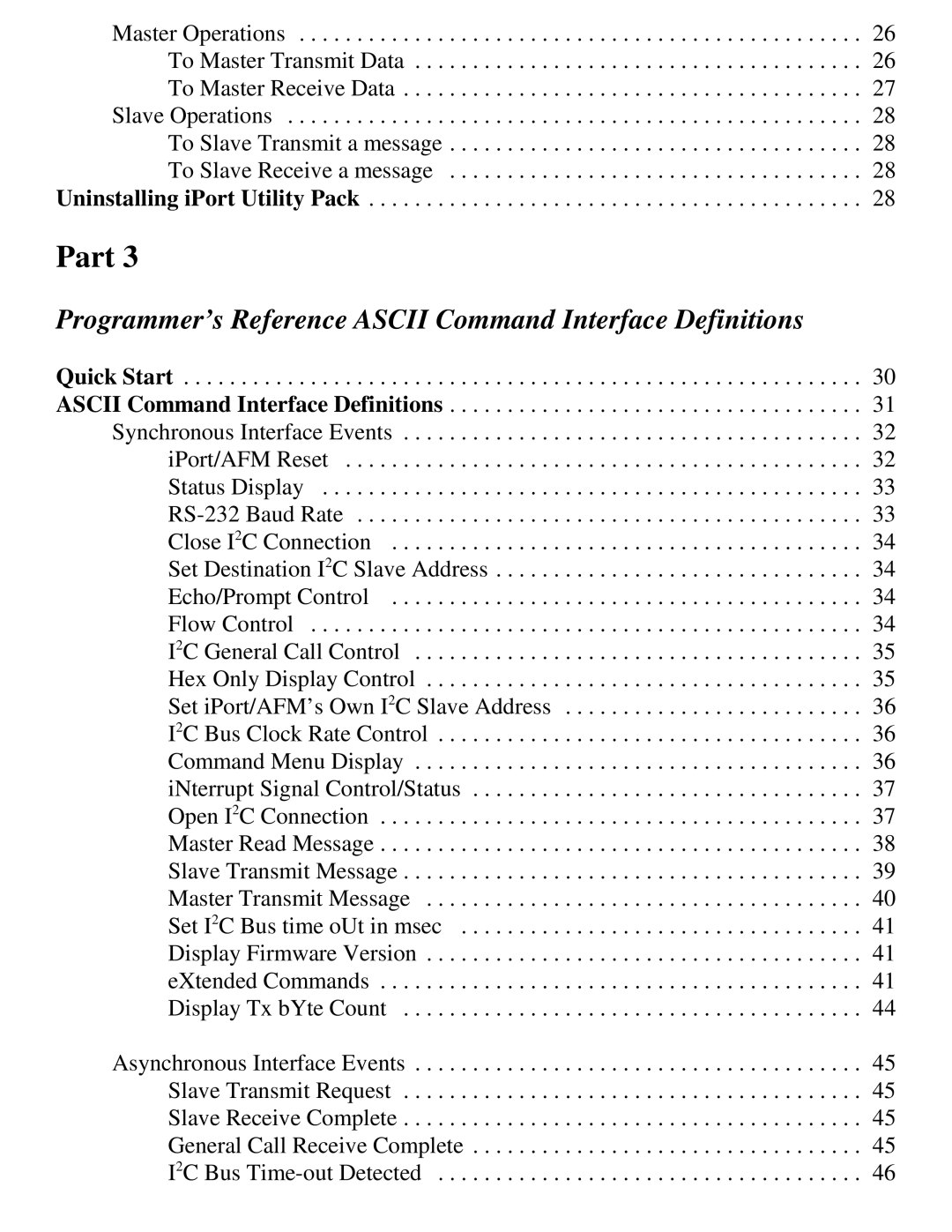 SUPER MICRO Computer MIIC-203 manual Programmer’s Reference Ascii Command Interface Definitions 