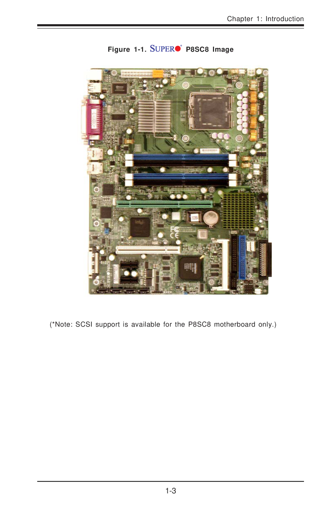 SUPER MICRO Computer P8SCI manual P8SC8 Image 