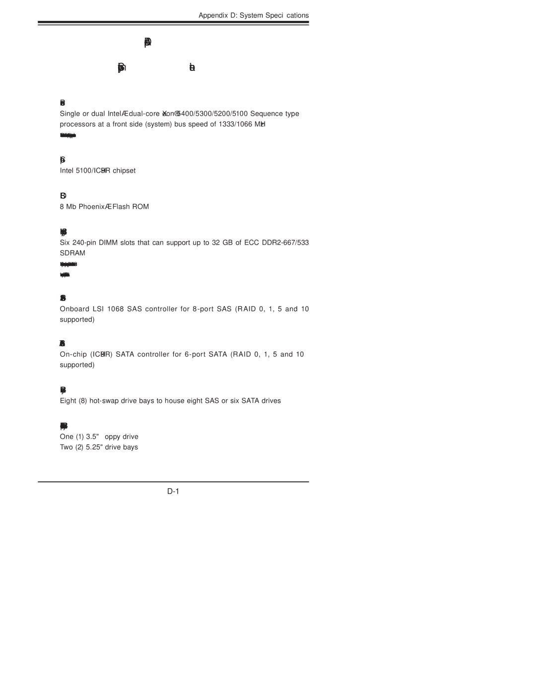 SUPER MICRO Computer SERIES3800, S120T user manual Bios 