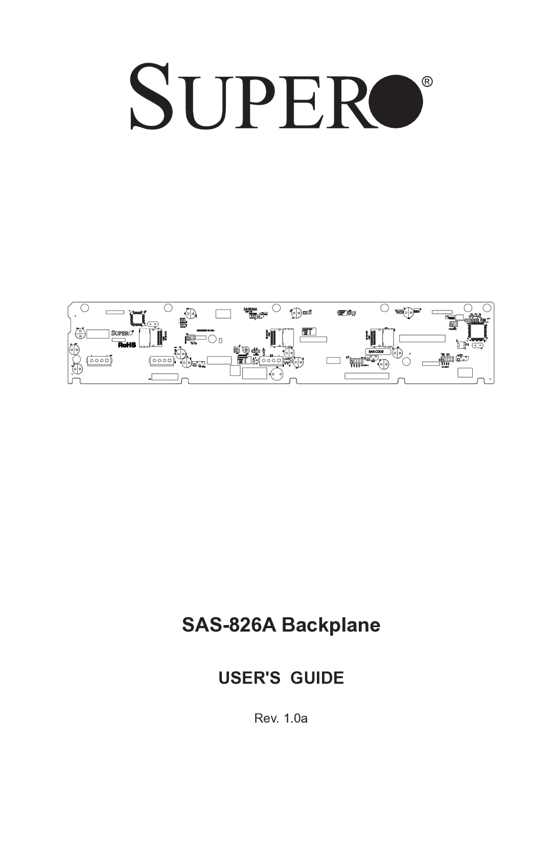 SUPER MICRO Computer SAS-826A manual Super 