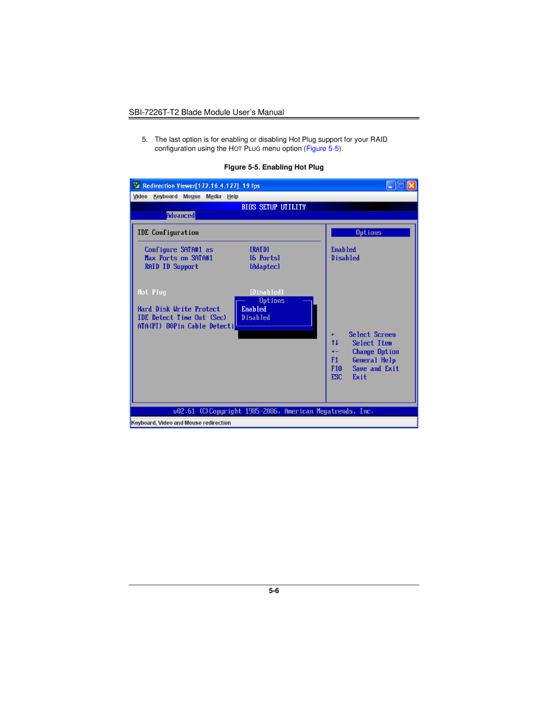 SUPER MICRO Computer SBI-7226T-T2 user manual Enabling Hot Plug 