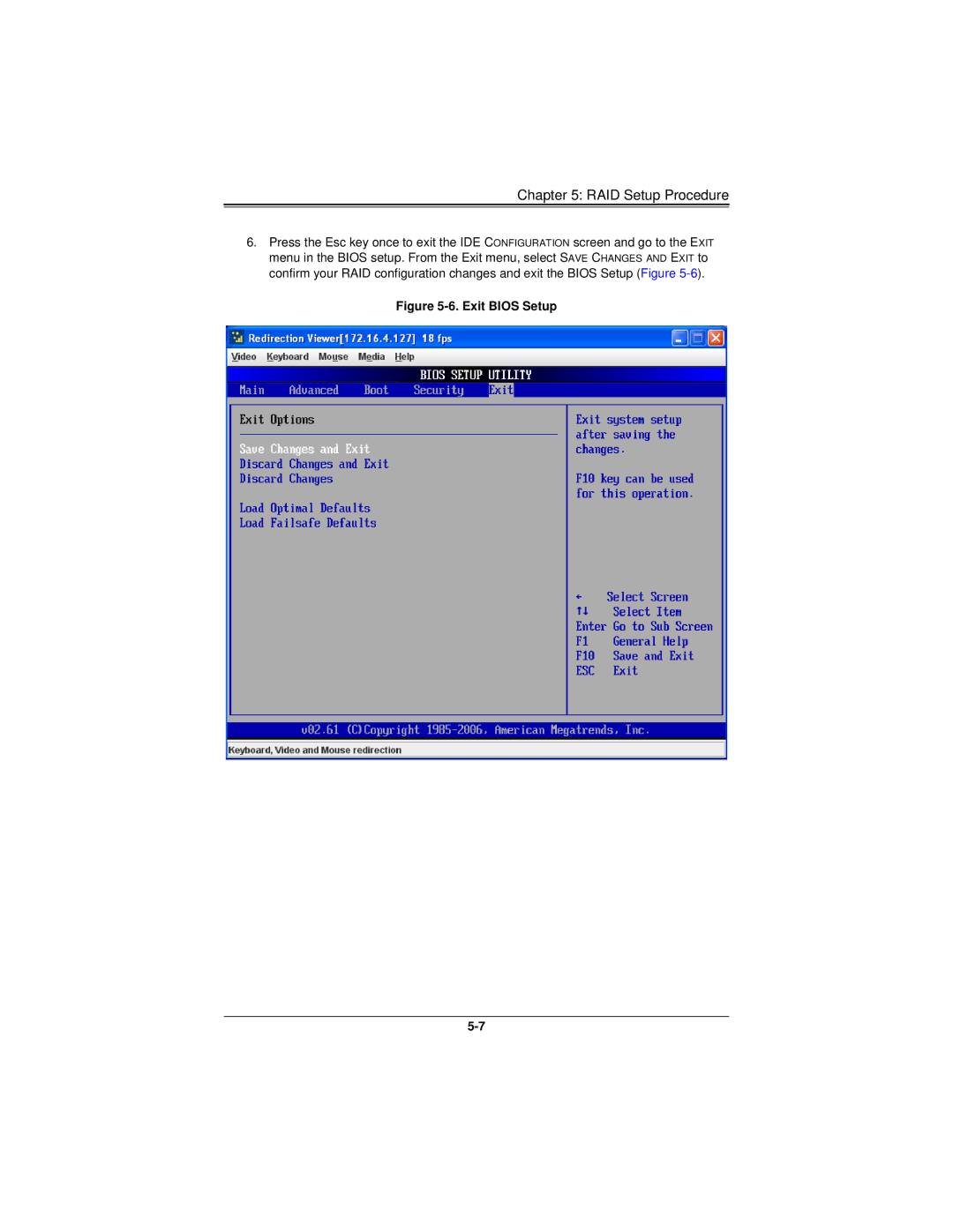 SUPER MICRO Computer SBI-7226T-T2 user manual Exit Bios Setup 