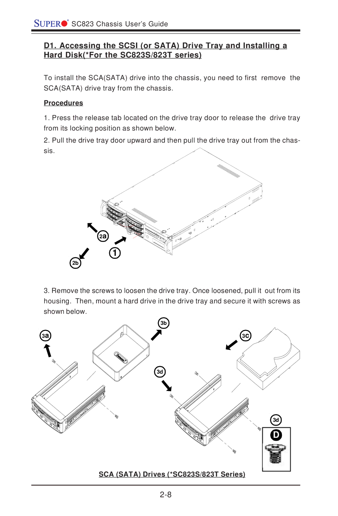 SUPER MICRO Computer SC823T manual 