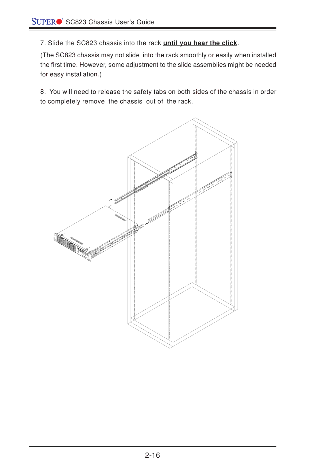 SUPER MICRO Computer SC823T manual 