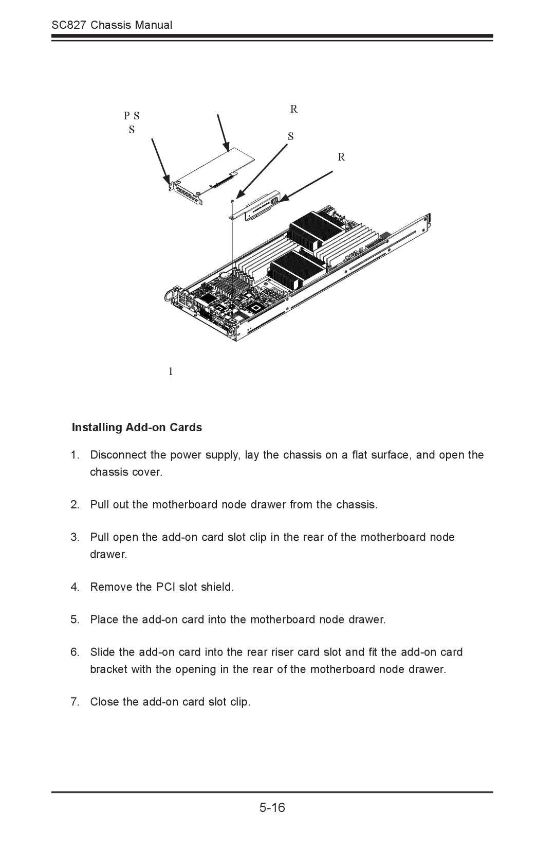 SUPER MICRO Computer sc827 user manual Riser Card, Installing Add-on Cards 