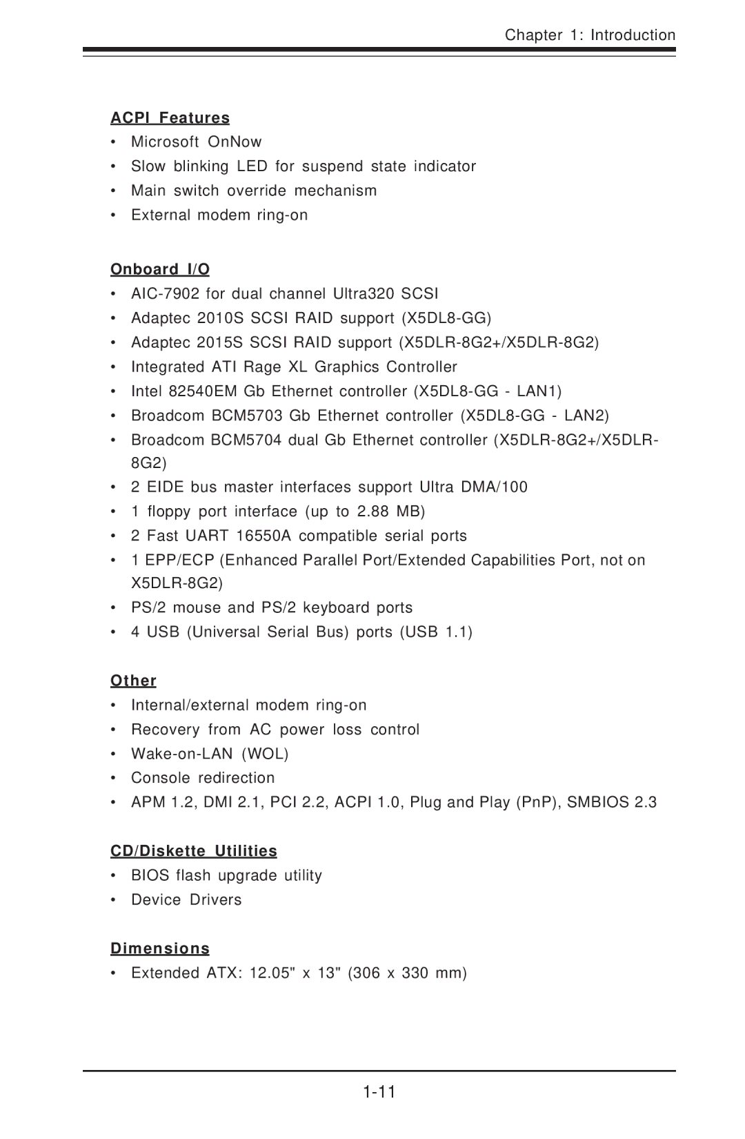 SUPER MICRO Computer SUPER X5DL8-GG, SUPER X5DLR-8G2+ user manual CD/Diskette Utilities 