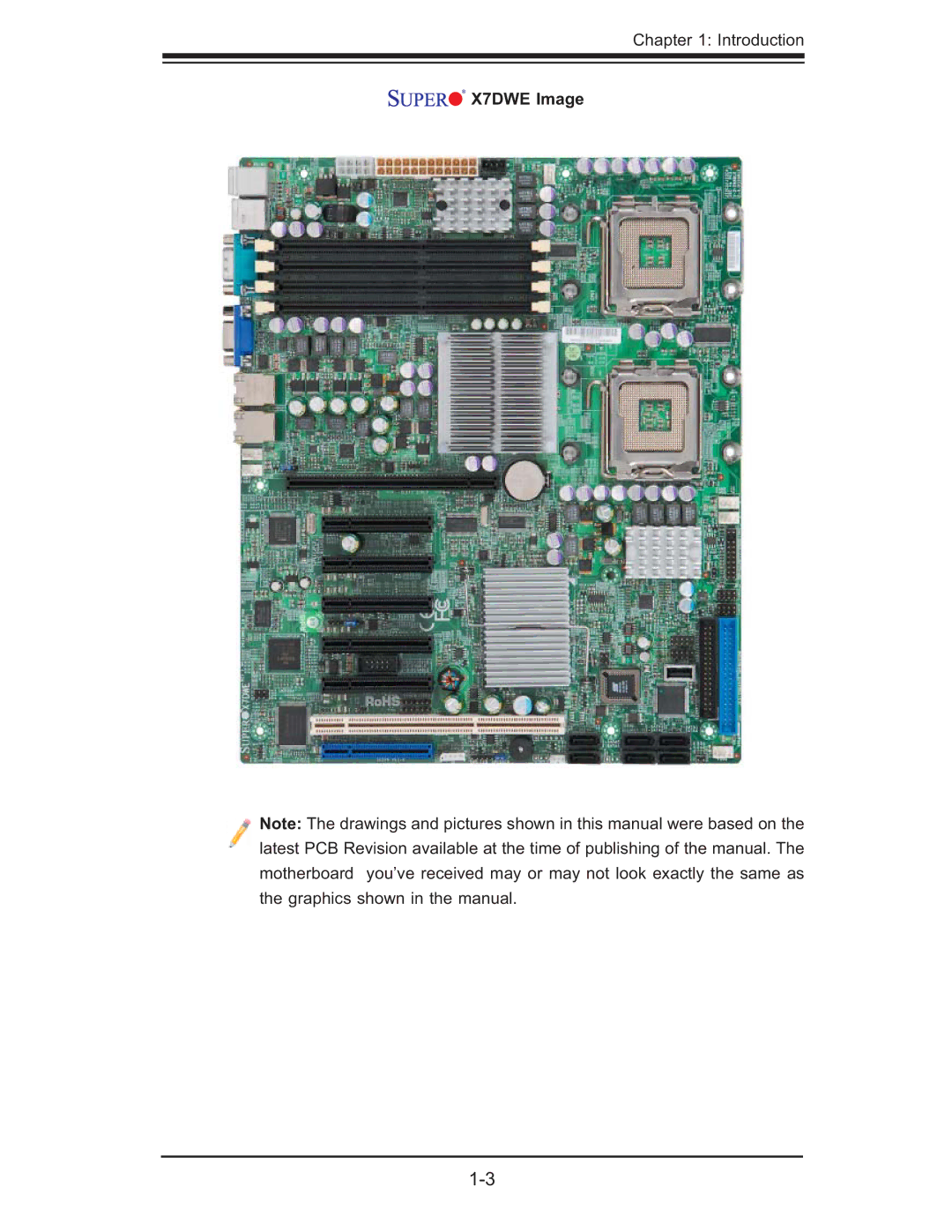 SUPER MICRO Computer Supero user manual X7DWE Image 