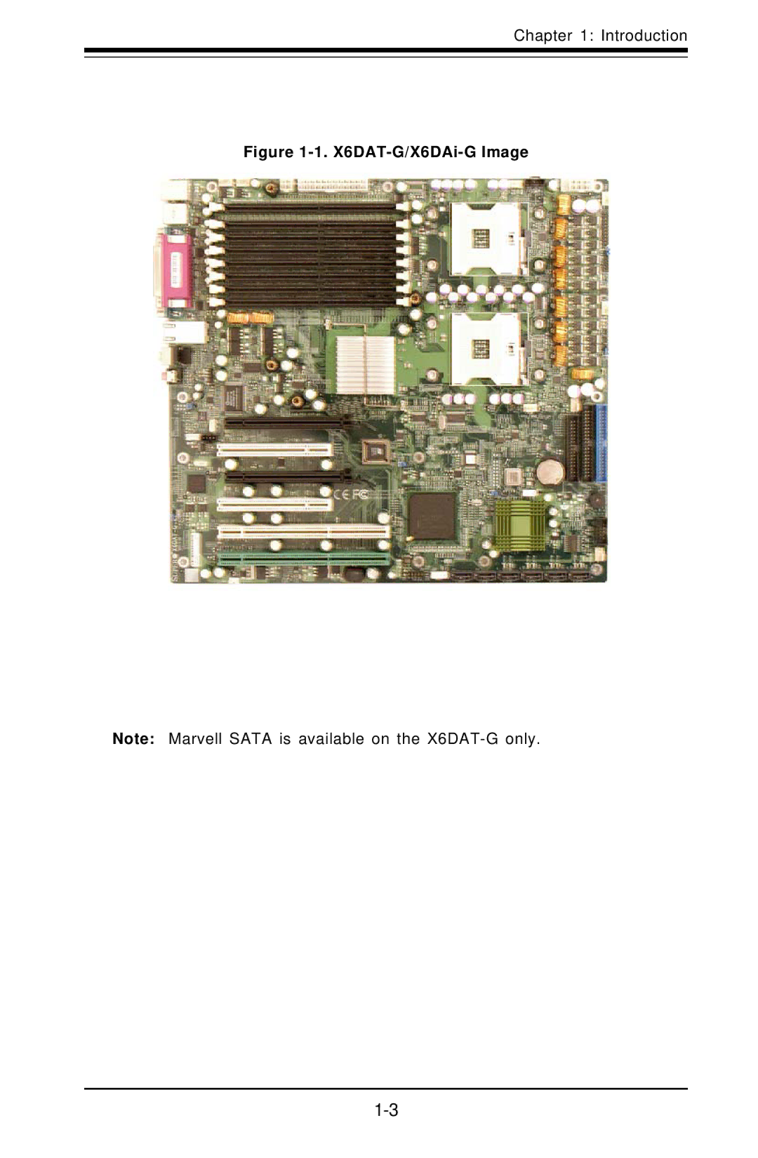 SUPER MICRO Computer user manual X6DAT-G/X6DAi-G Image 