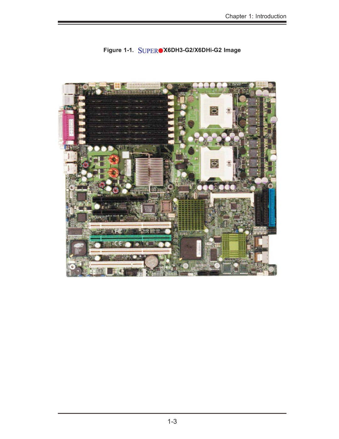 SUPER MICRO Computer user manual X6DH3-G2/X6DHi-G2 Image 