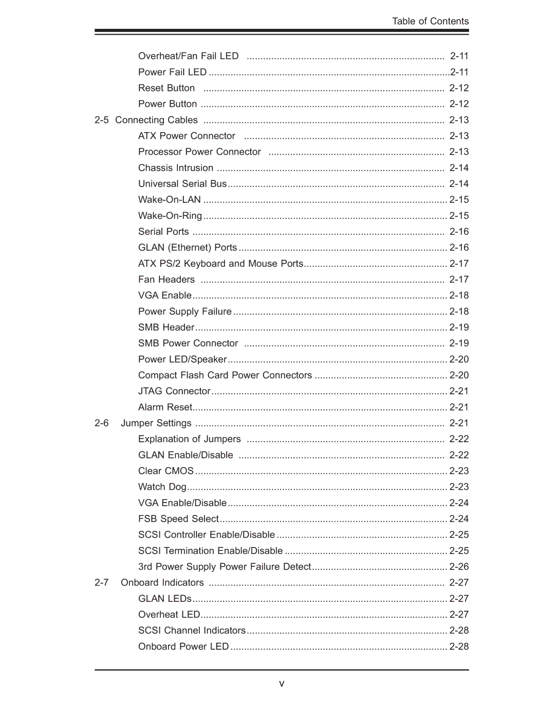 SUPER MICRO Computer X6QT8, X6QTE+ user manual Table of Contents 