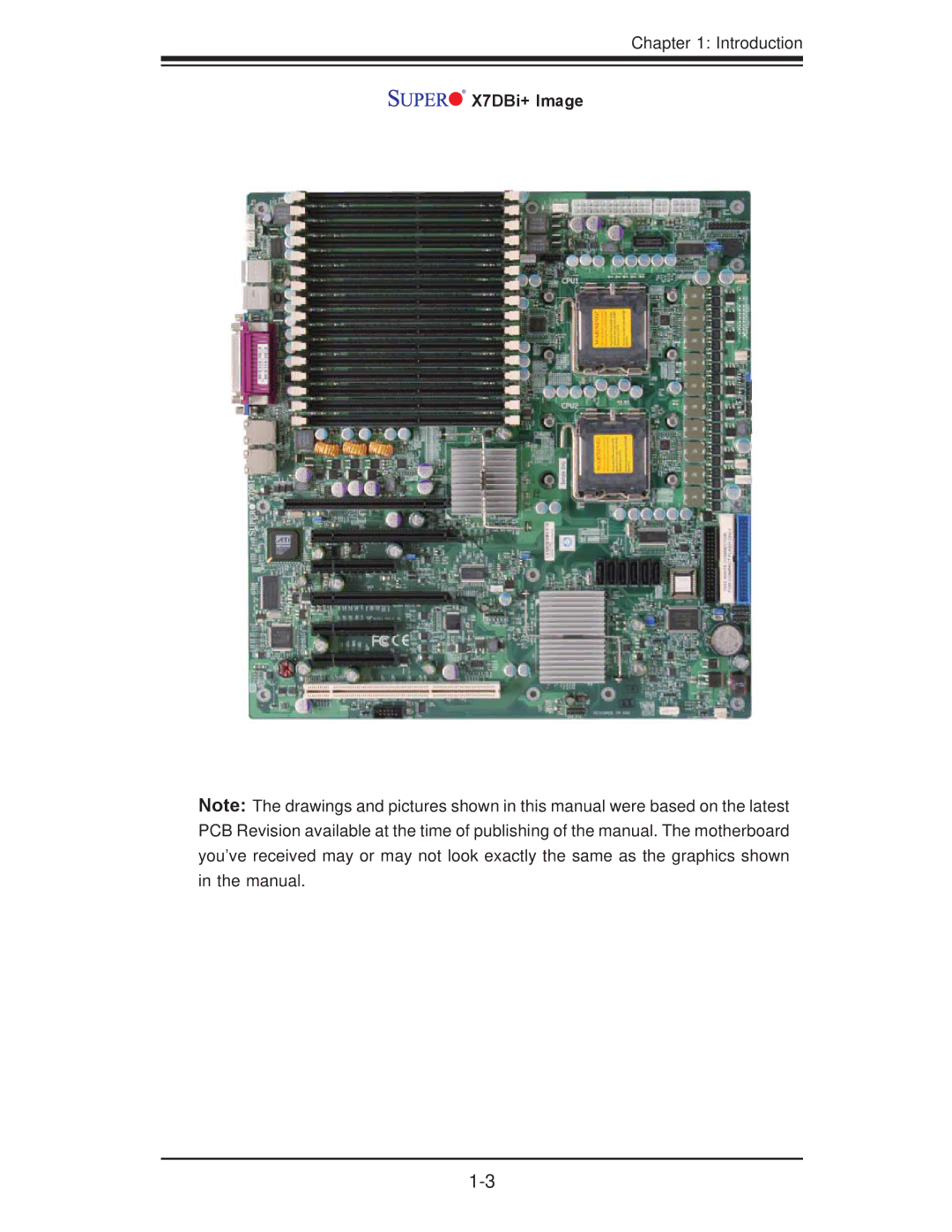 SUPER MICRO Computer user manual X7DBi+ Image 