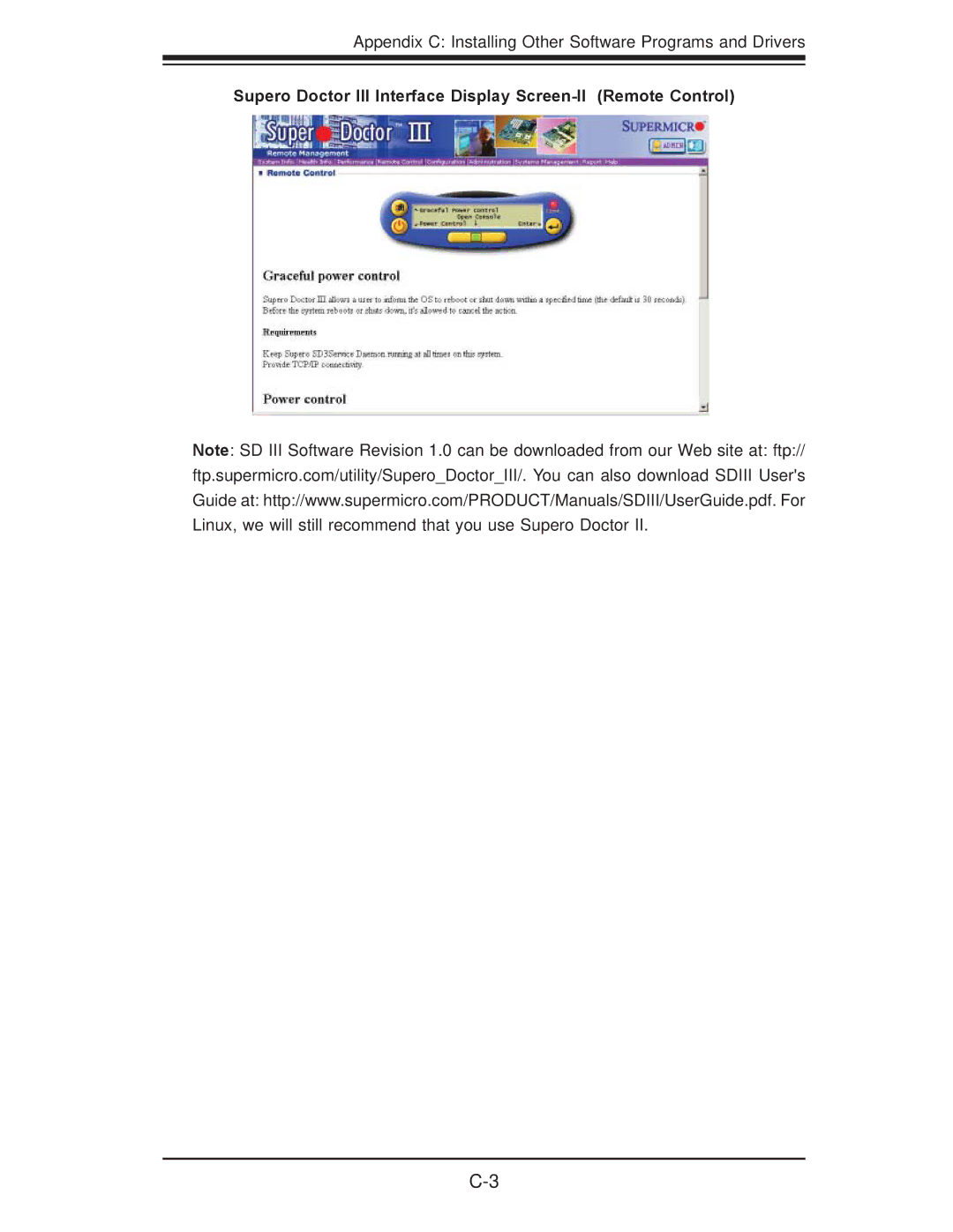 SUPER MICRO Computer X7DBU, X7DGU user manual Supero Doctor III Interface Display Screen-II Remote Control 