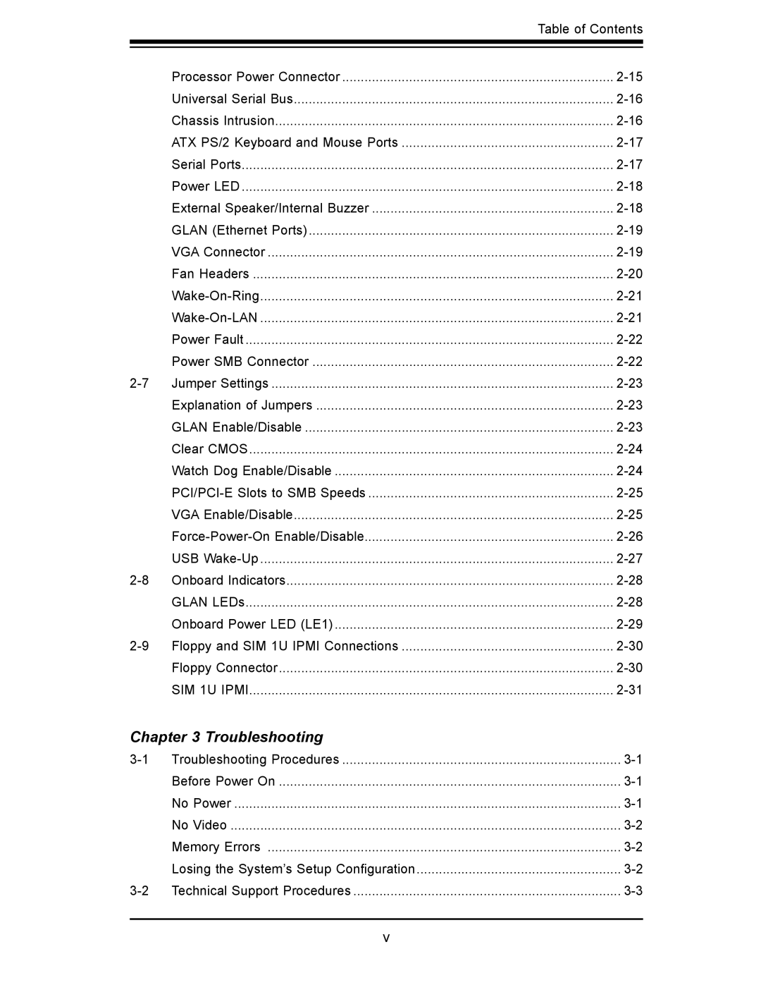 SUPER MICRO Computer X7SBL-LN1/LN2 user manual Troubleshooting 