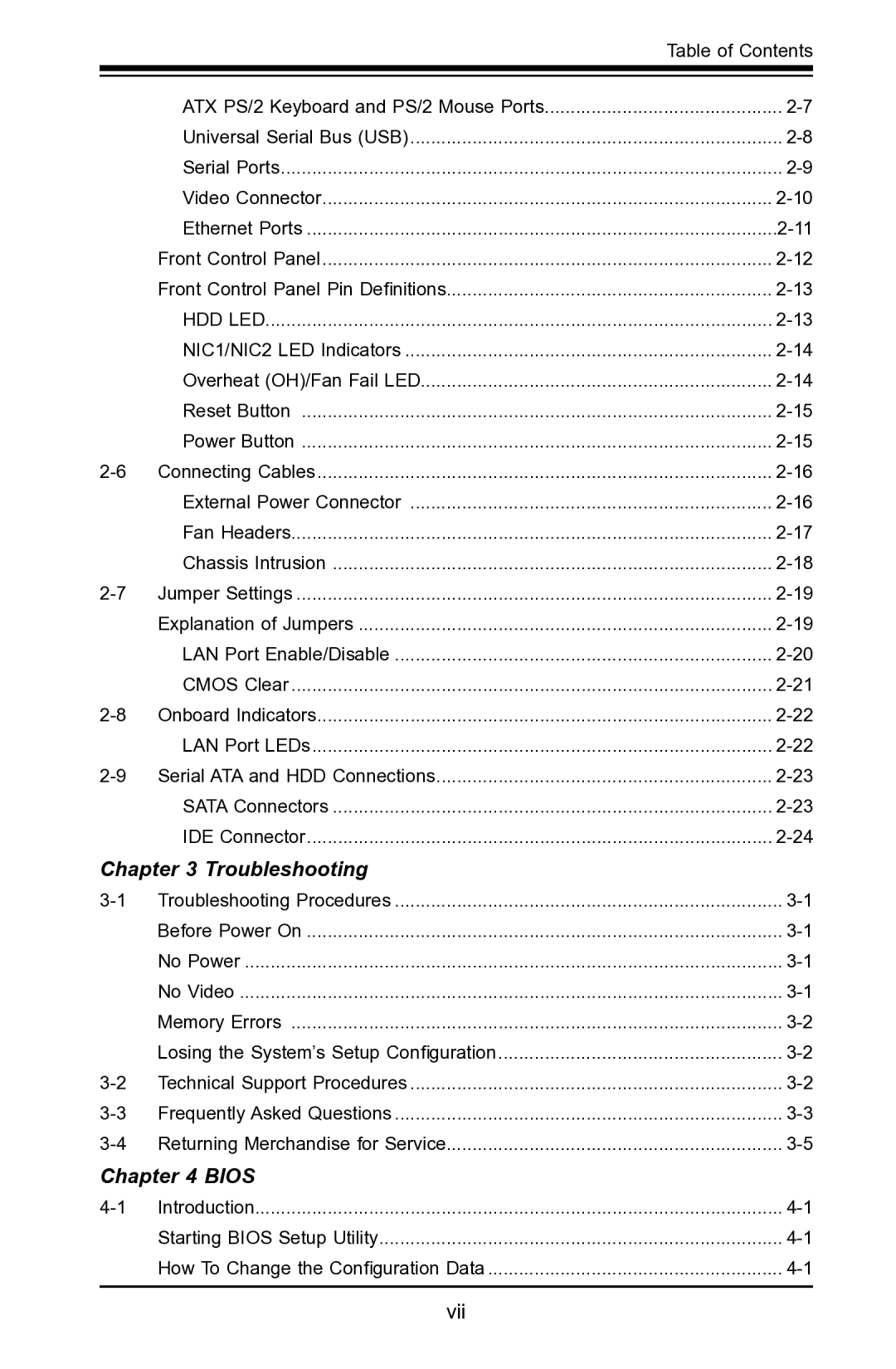 SUPER MICRO Computer X7SLA-L, X7SLA-H user manual Troubleshooting 