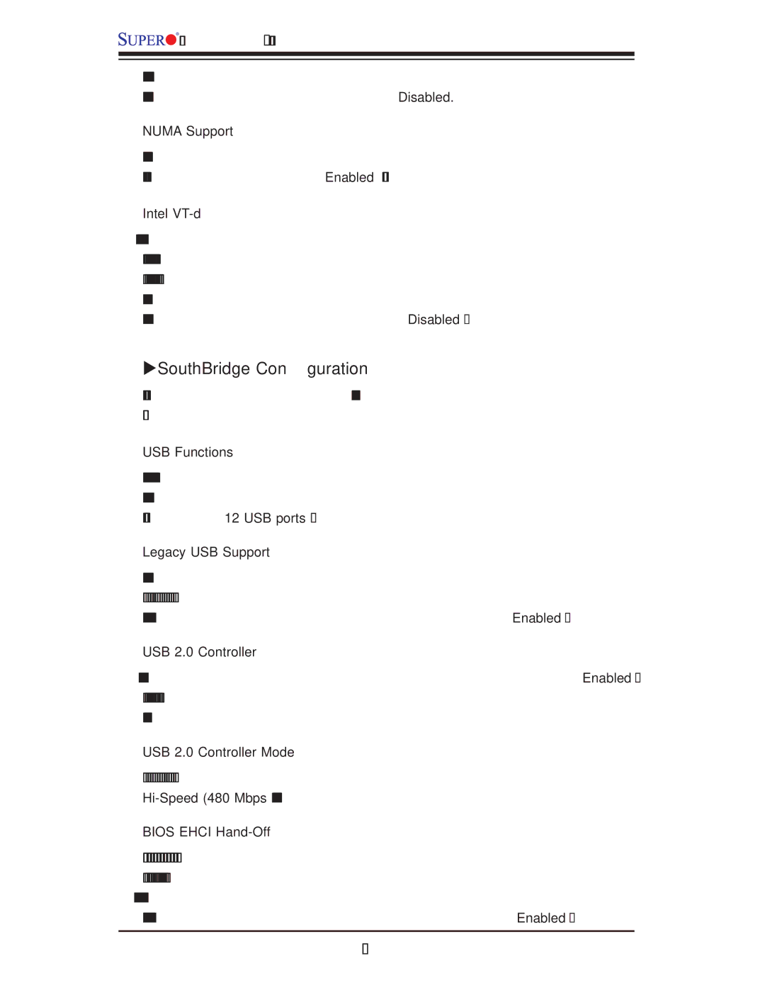 SUPER MICRO Computer X8DA3 user manual XSouthBridge Conﬁguration 