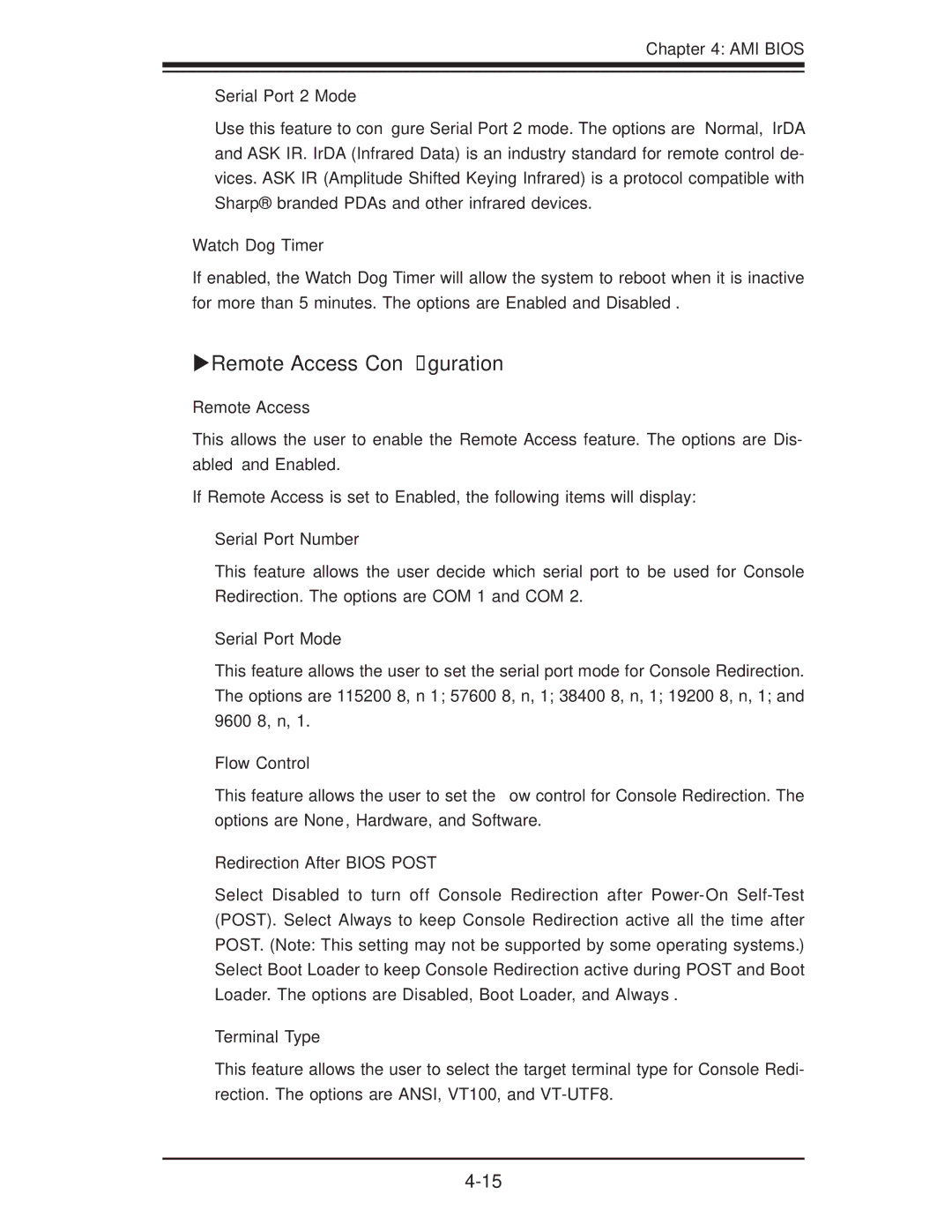 SUPER MICRO Computer X8DA3 user manual XRemote Access Conﬁguration 