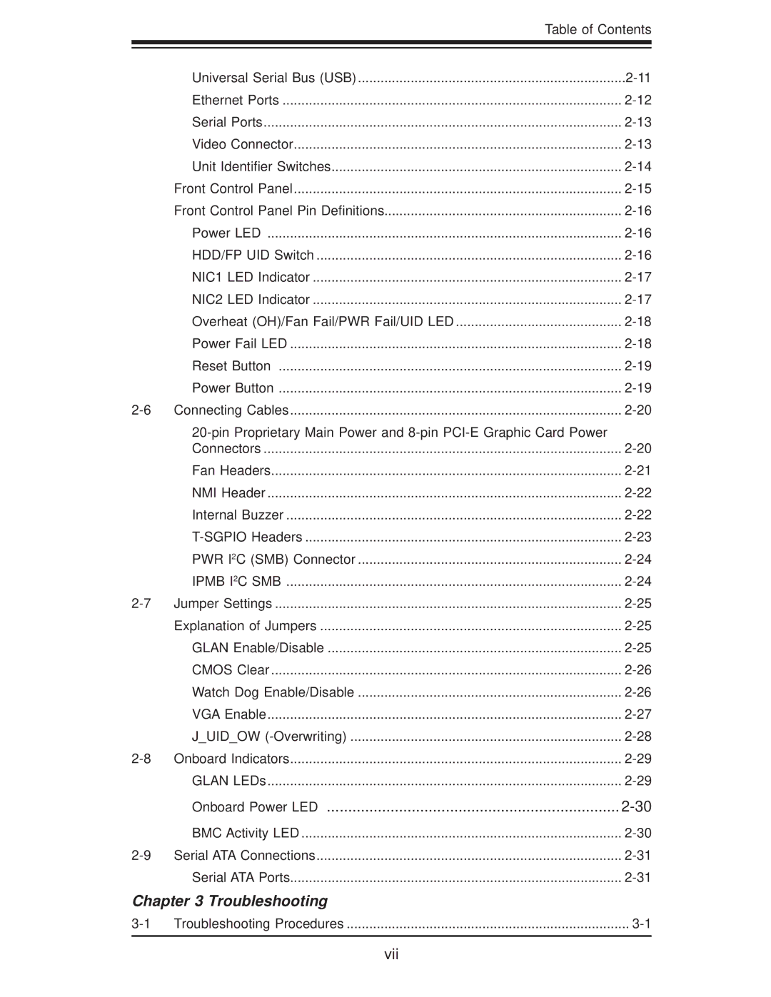 SUPER MICRO Computer X8DTG-DF user manual Troubleshooting 