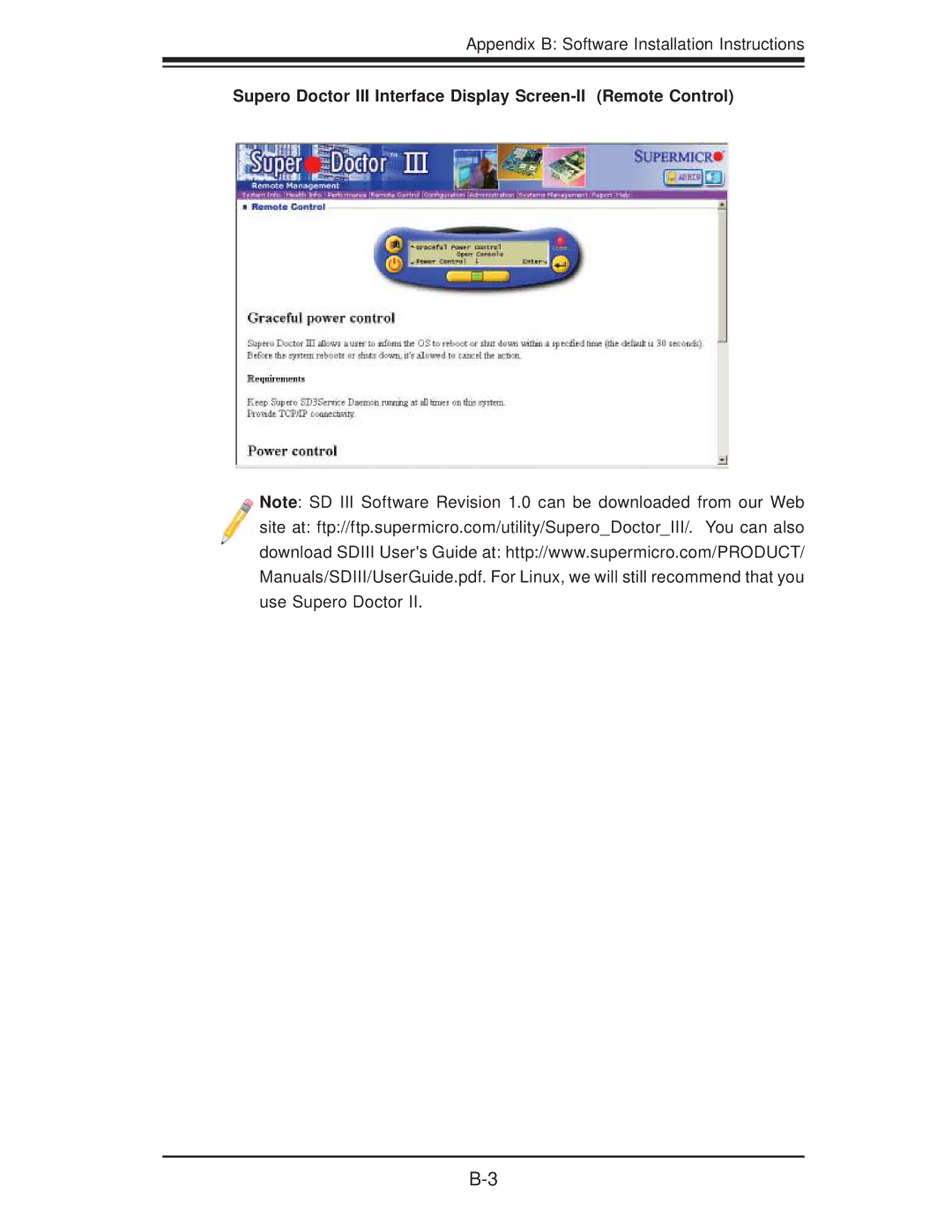 SUPER MICRO Computer X8DTU-6TF+, X8DTU-6F+-LR manual Supero Doctor III Interface Display Screen-II Remote Control 
