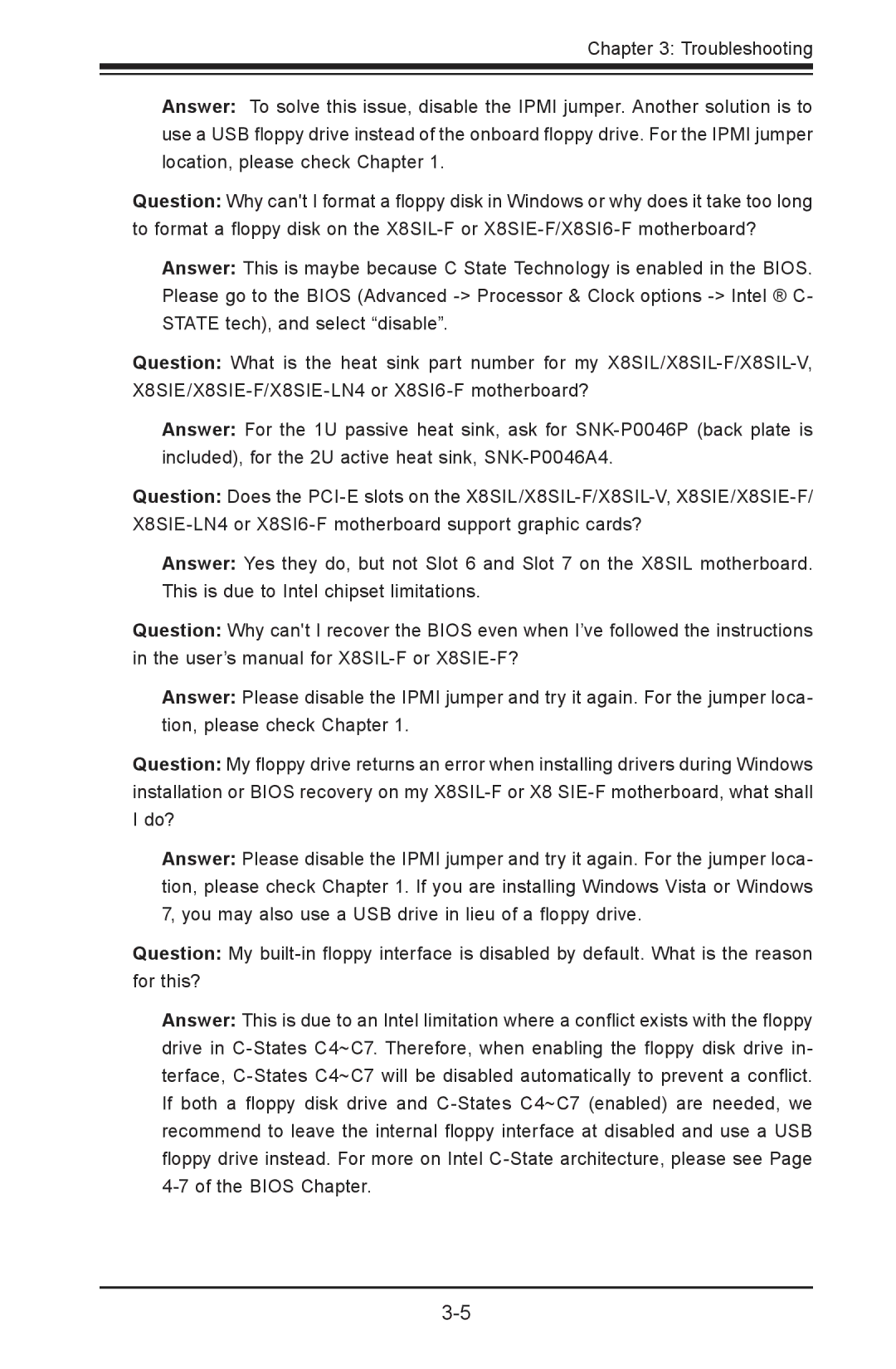 SUPER MICRO Computer X8SIL-V, X8SIL-F user manual 